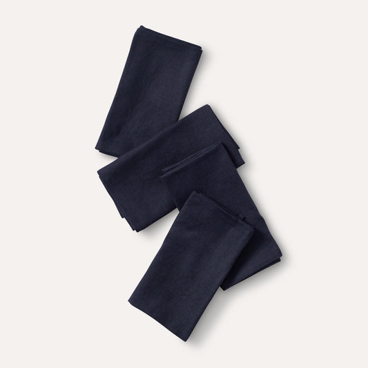 Navy Linen Napkins